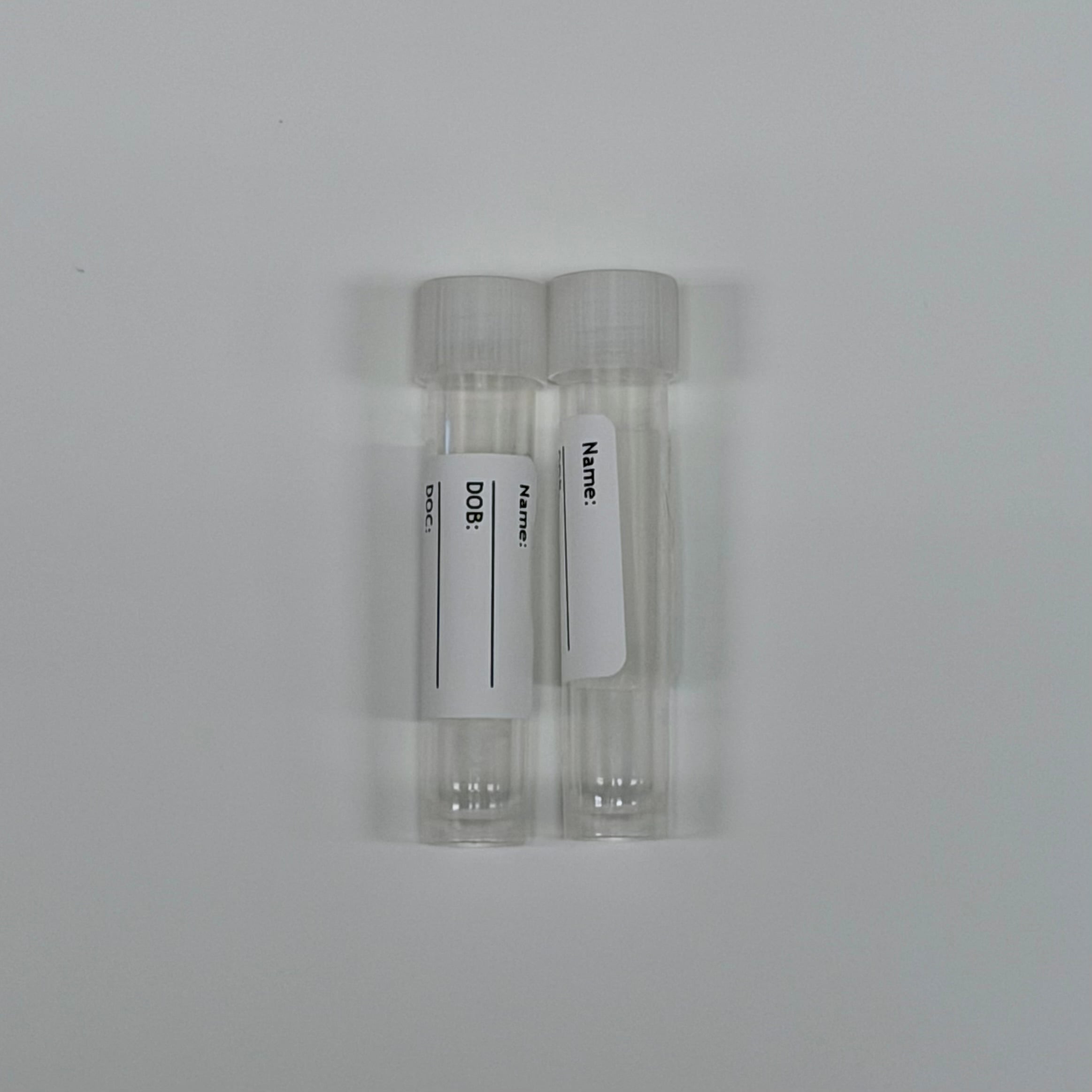Liquid urine collection tubes