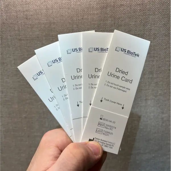 Dried Urine Cards